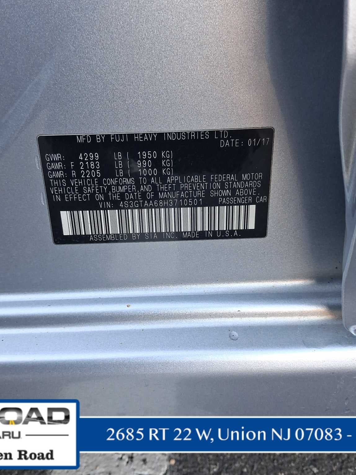 2017 Subaru Impreza Base