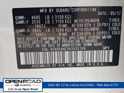 2017 Subaru Outback Limited