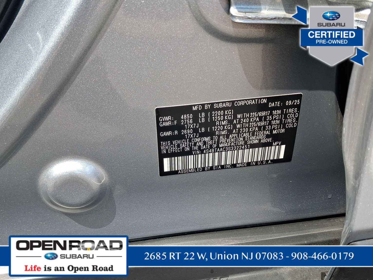 2025 Subaru Outback Base