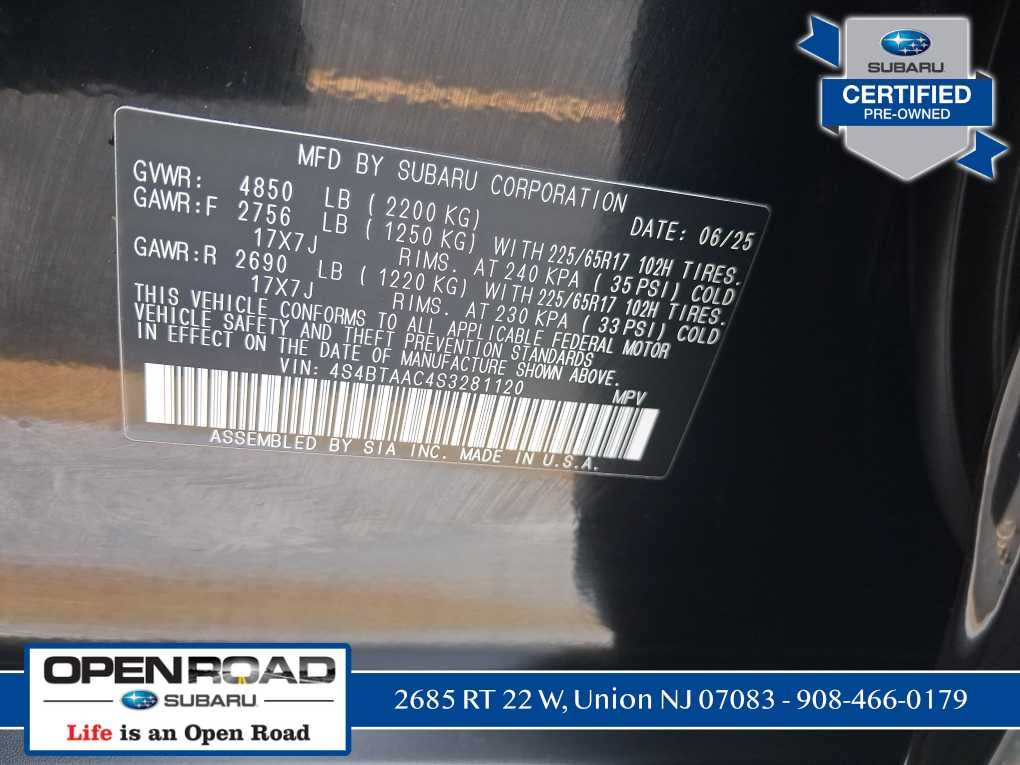2025 Subaru Outback Base
