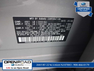 2026 Subaru Forester Premium