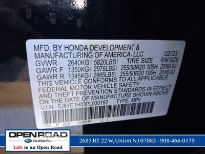 2023 Acura MDX w/A-Spec Package