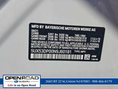 2022 BMW X3 xDrive30i xDrive30i