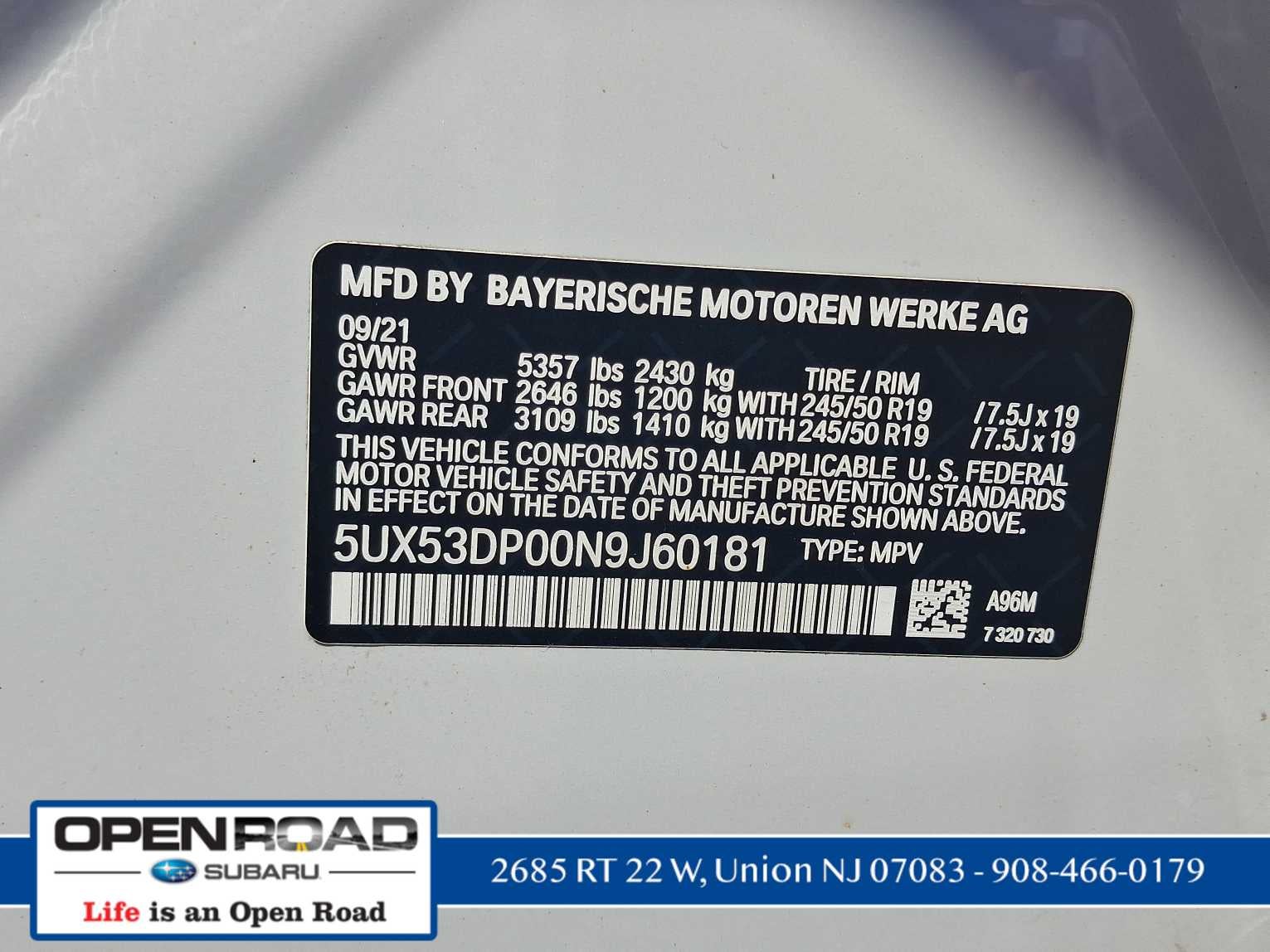 2022 BMW X3 xDrive30i xDrive30i