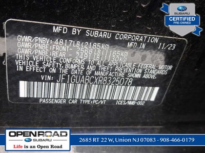 2024 Subaru Impreza Base
