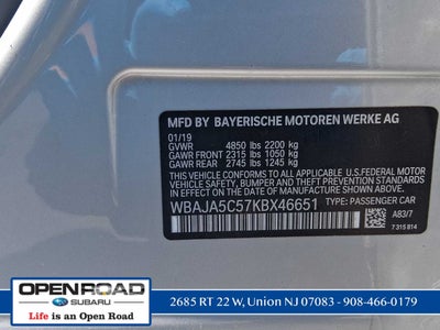 2019 BMW 530i 530i