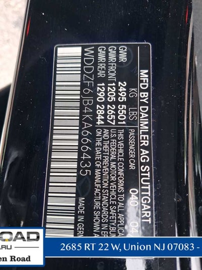 2019 Mercedes-Benz E 450 E 450