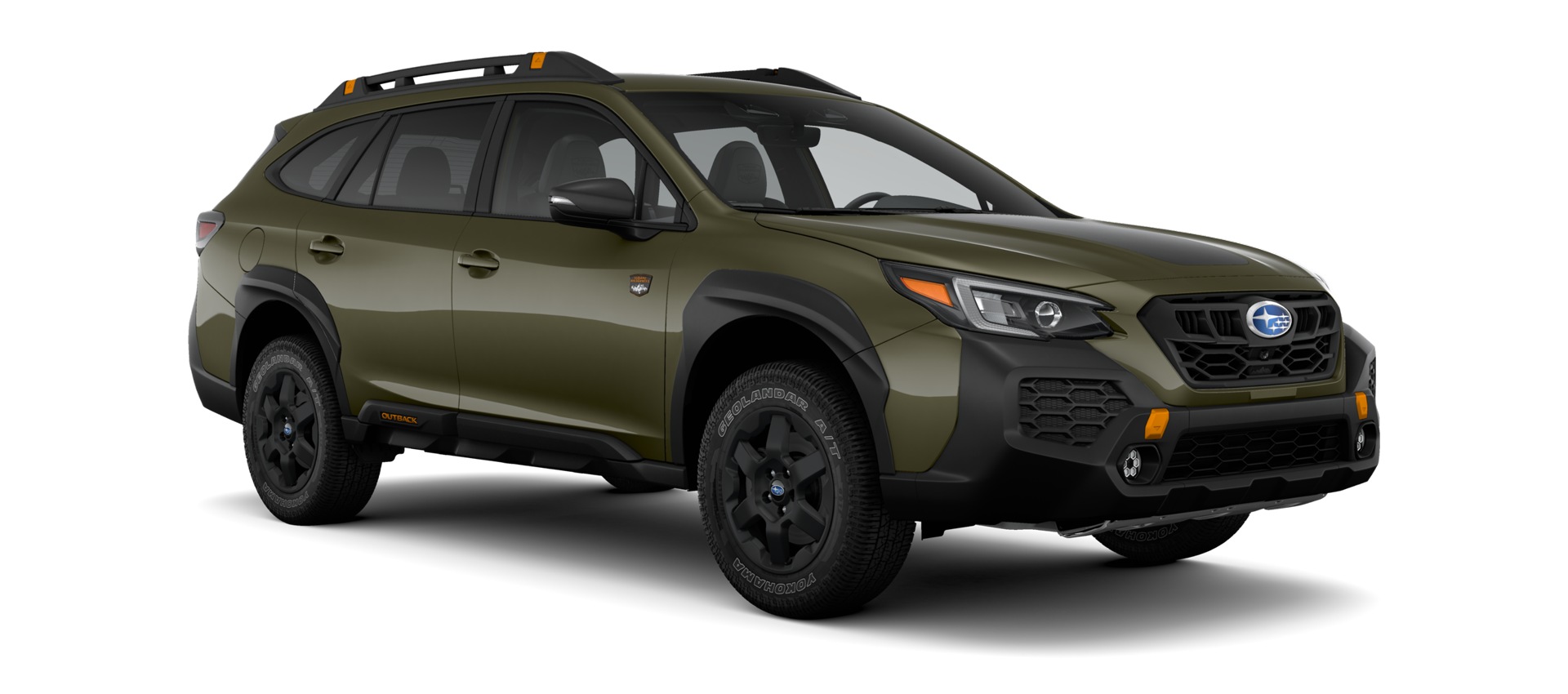 2025 Subaru Outback Wilderness Shown in Autumn Green Metallic