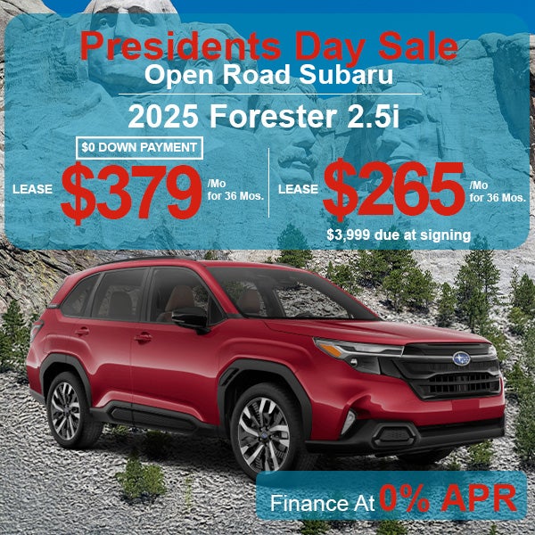 Lease a 2025 Subaru Forester