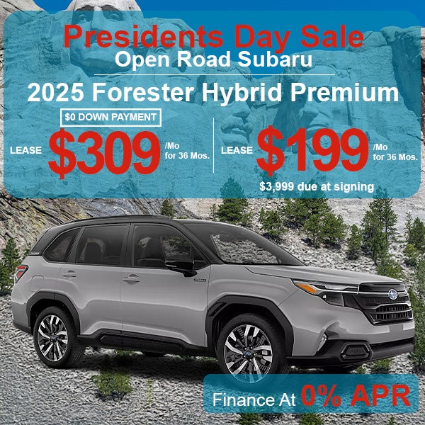 Lease a 2025 Subaru Forester Hybrid