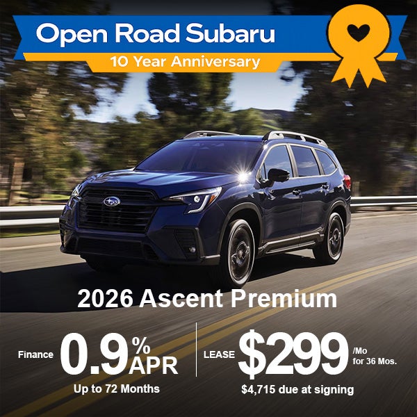 Lease a 2026 Subaru Ascent Premium