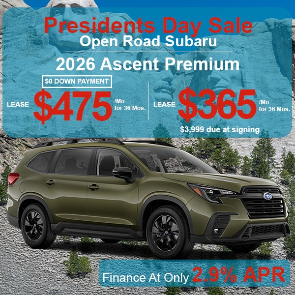 Lease a 2026 Subaru Ascent Premium 7-Passenger