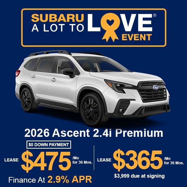 Lease a 2026 Subaru Ascent Premium 7-Passenger