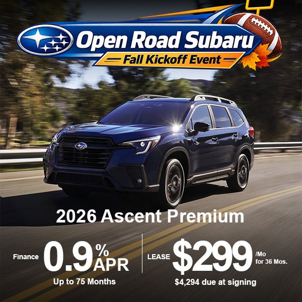 Lease a 2026 Subaru Ascent Premium