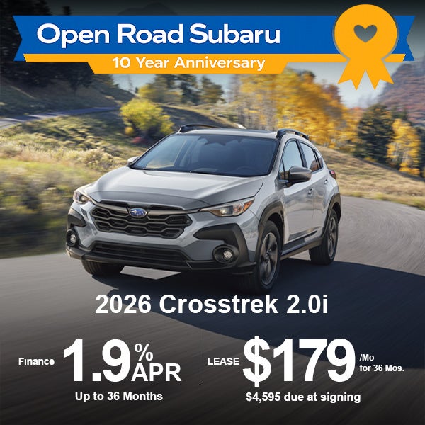 Lease a 2026 Subaru Crosstrek