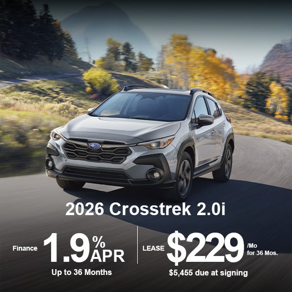 Lease a 2026 Subaru Crosstrek