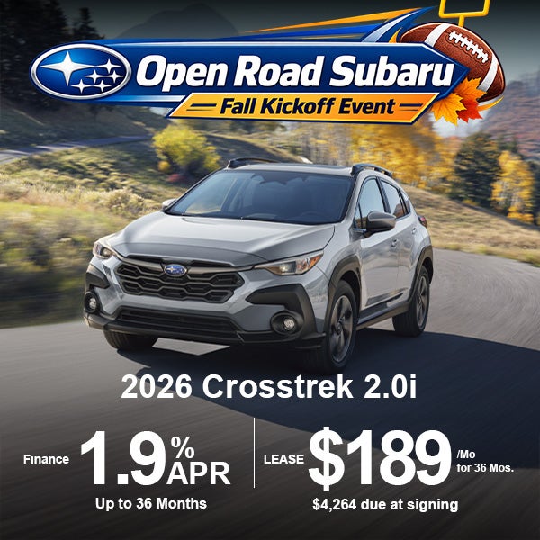 Lease a 2026 Subaru Crosstrek