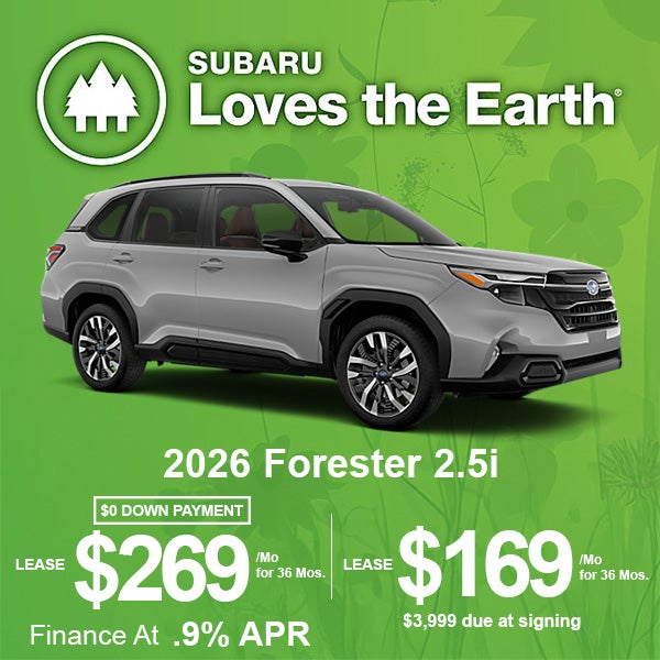 Lease a 2026 Subaru Forester