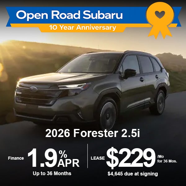 Lease a 2026 Subaru Forester