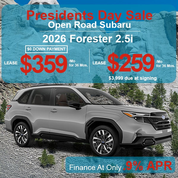 Lease a 2026 Subaru Forester