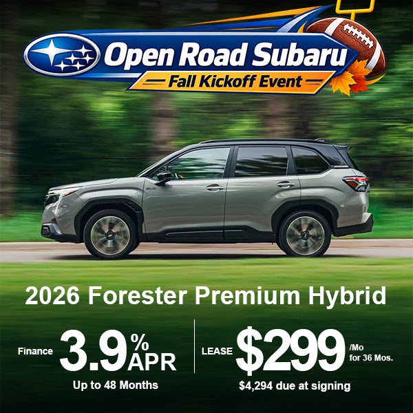Lease a 2026 Subaru Forester Hybrid