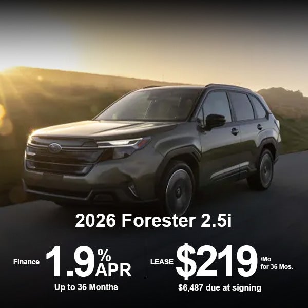 Lease a 2026 Subaru Forester