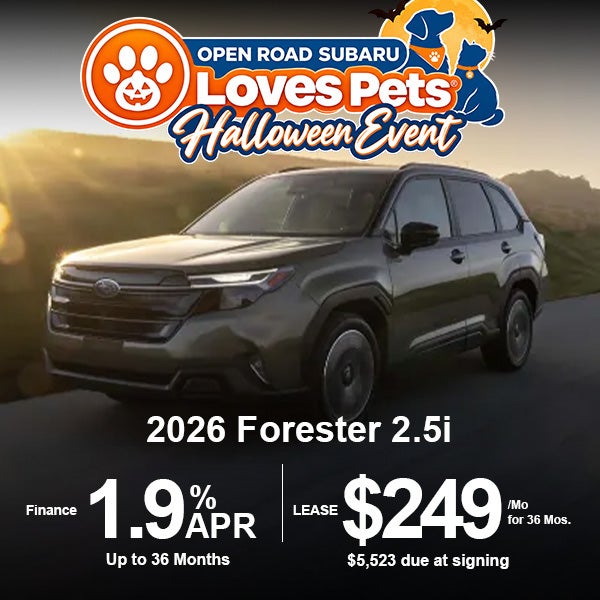 Lease a 2026 Subaru Forester