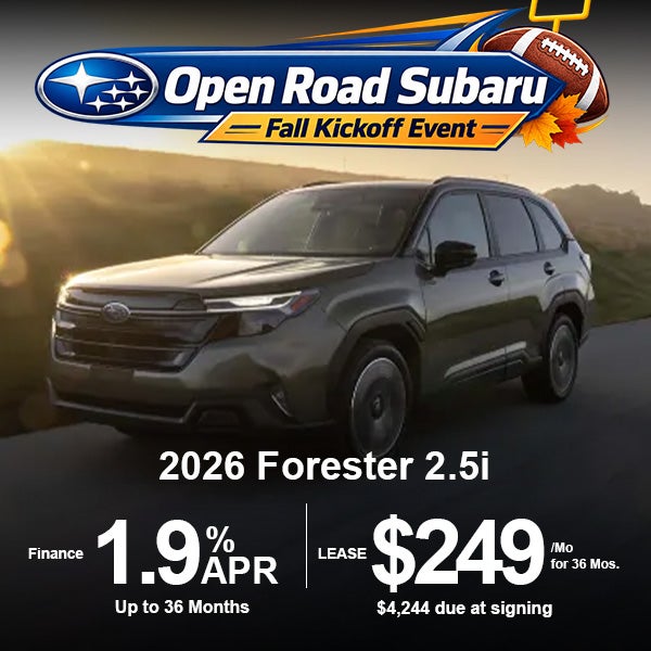 Lease a 2026 Subaru Forester