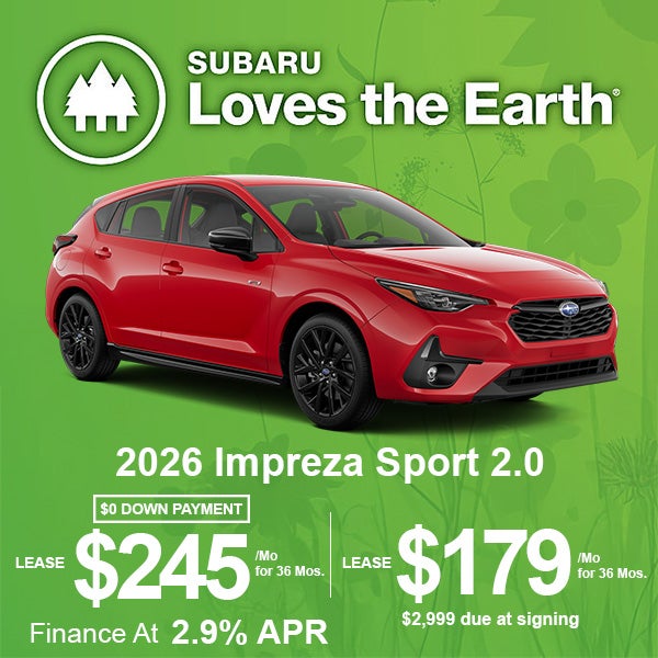 Lease a 2026 Subaru Impreza
