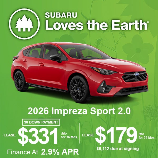 Lease a 2026 Subaru Impreza