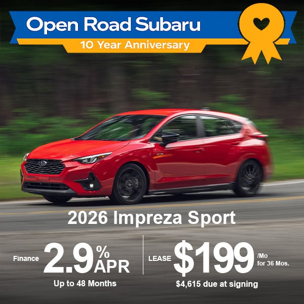 Lease a 2026 Subaru Impreza