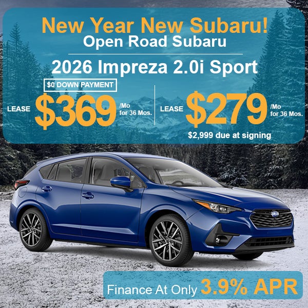 Lease a 2026 Subaru Impreza