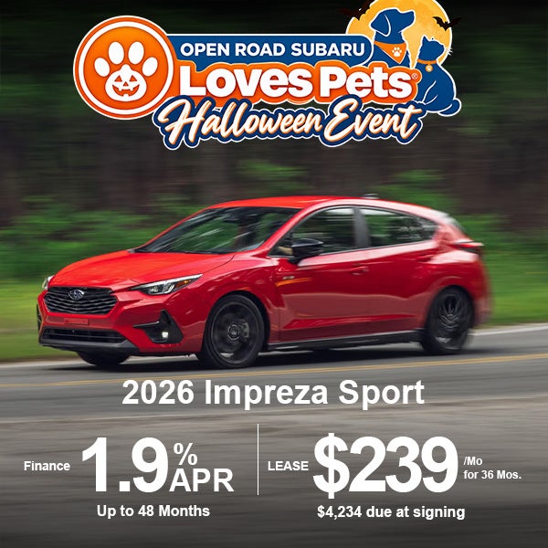 Lease a 2026 Subaru Impreza