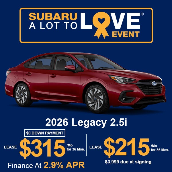Lease a 2025 Subaru Legacy