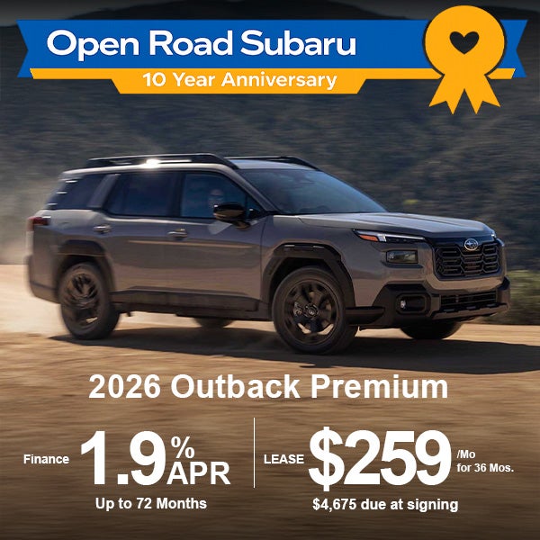 Lease a 2026 Subaru Outback