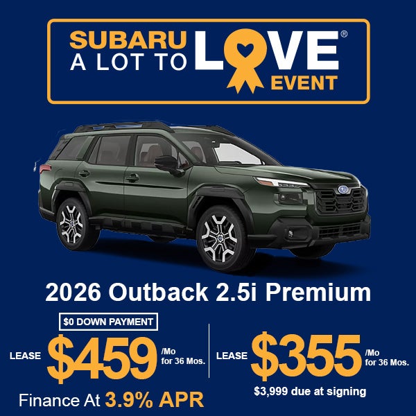 Lease a 2026 Subaru Outback