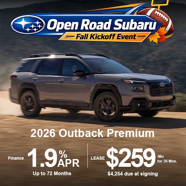 Lease a 2026 Subaru Outback