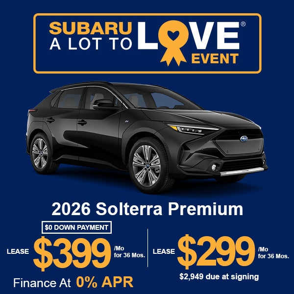 Lease a 2026 Subaru Solterra Premium