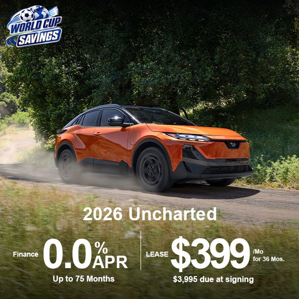 Lease a 2026 Subaru Uncharted