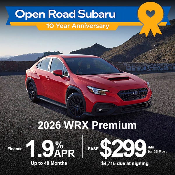 Lease a 2026 Subaru WRX Premium