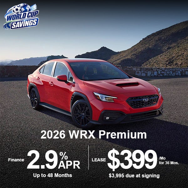 Lease a 2026 Subaru WRX Premium