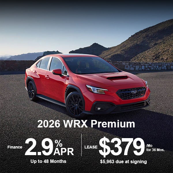Lease a 2026 Subaru WRX Premium