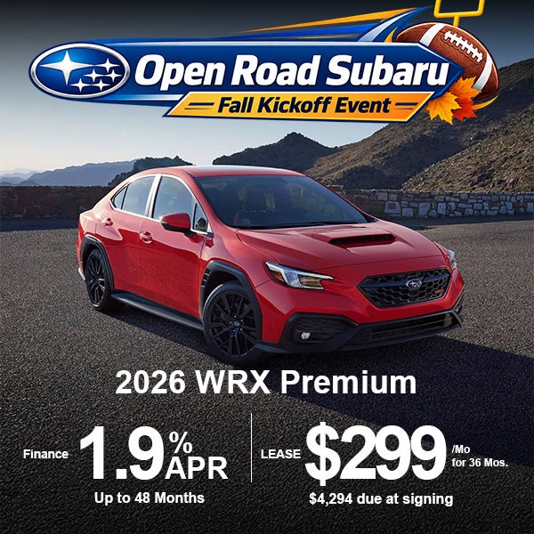Lease a 2026 Subaru WRX Premium