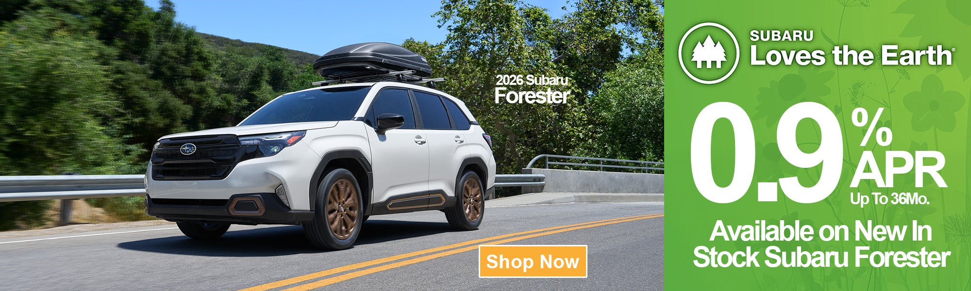 Special Finance available on 2026 Subaru Foresters
