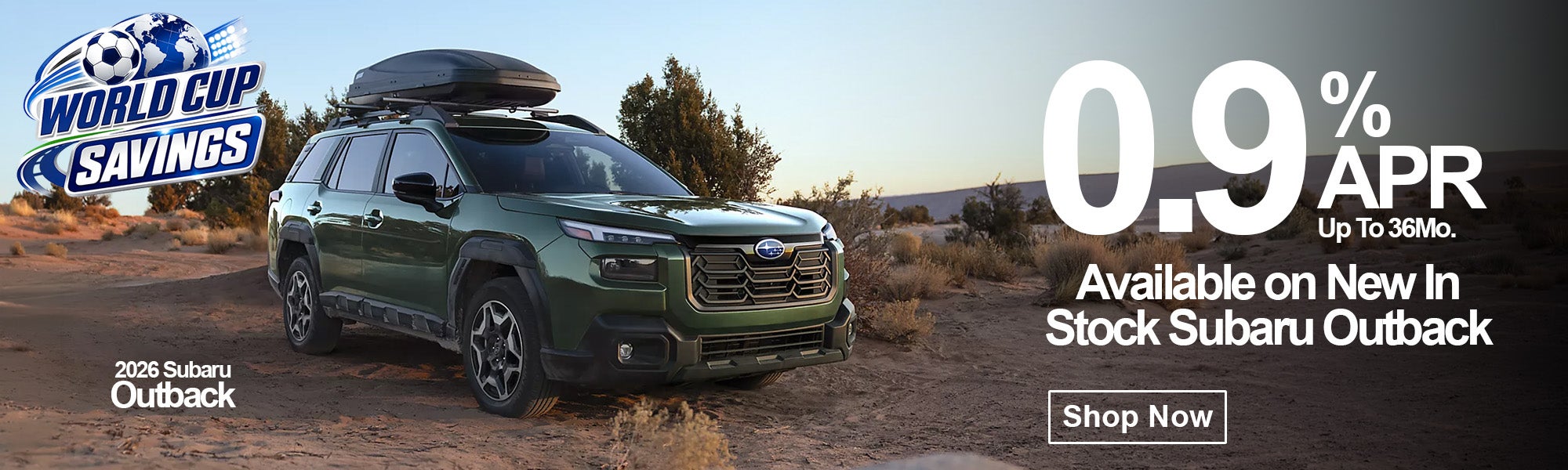 APR Special offer on new Subaru Outback