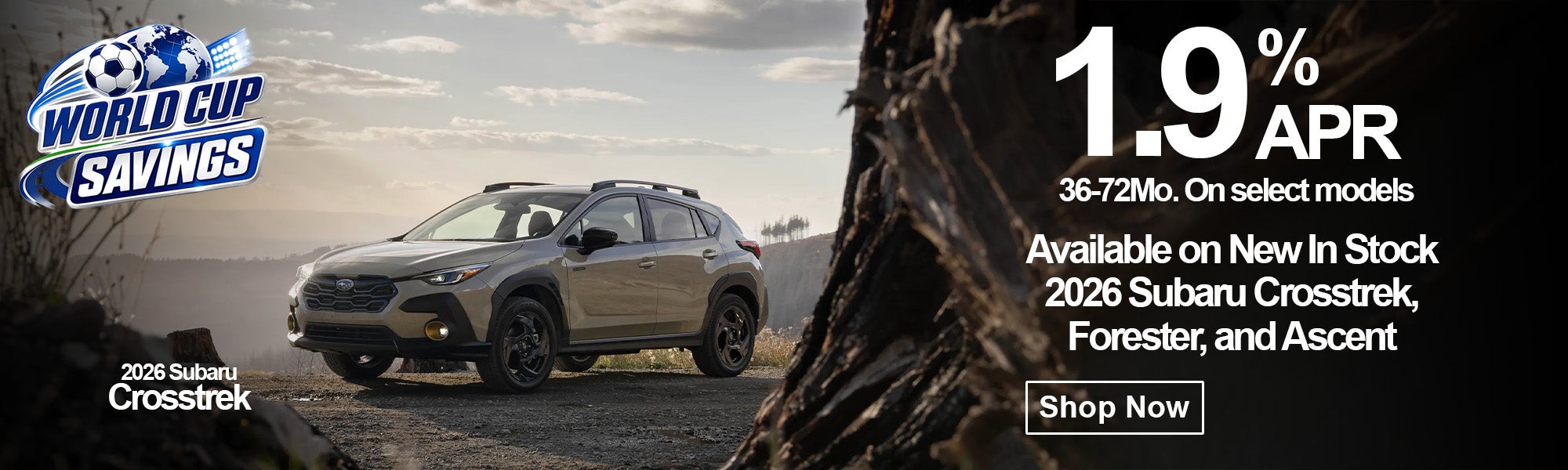 Finance a New Subaru Crosstrek Forester APR Special